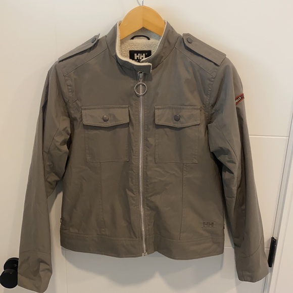 Helly Hansen Tan lined jacket size small - Picture 3 of 14